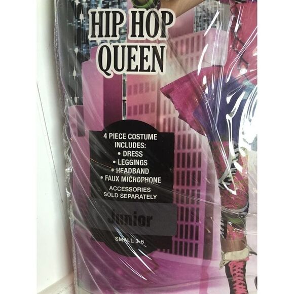 Junior Girl's Halloween Costume Hip Hop Queen - Picture 4 of 5